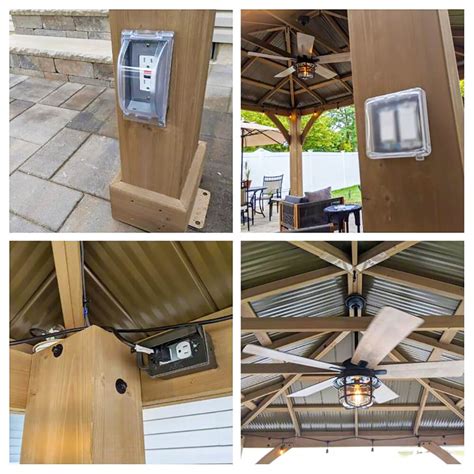 outdoor electrical box for gazebo